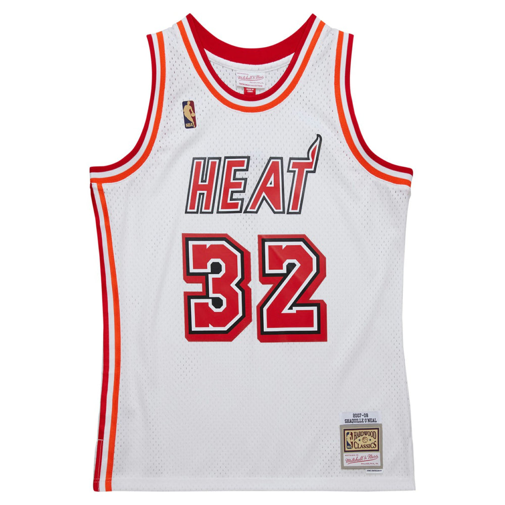Mitchell & Ness Shaquille O'Neal Miami Heat 2007/08 Hardwood Classics Swingman Jersey White
