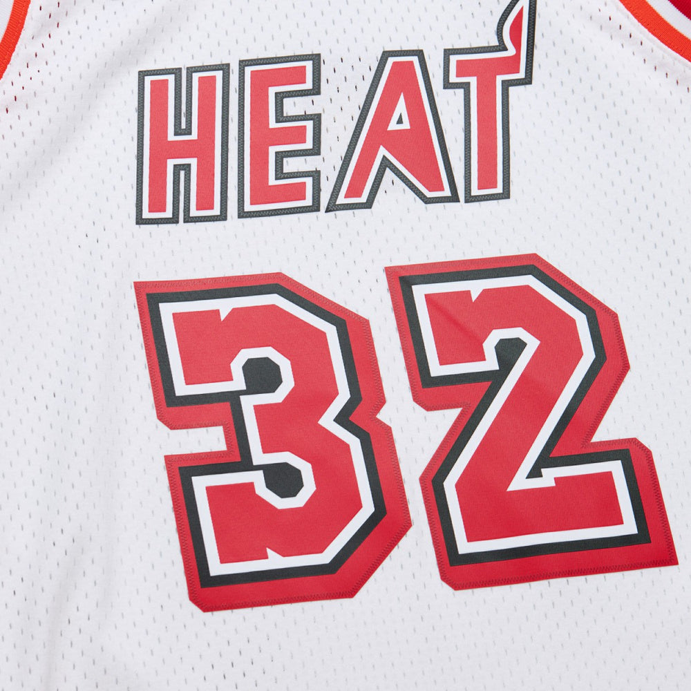 Mitchell & Ness Shaquille O'Neal Miami Heat 2007/08 Hardwood Classics Swingman Jersey White