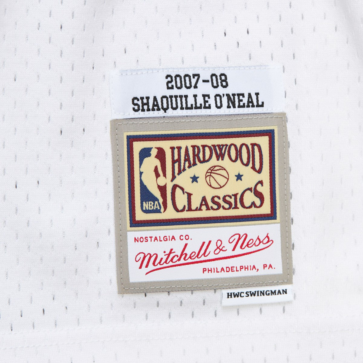 Mitchell & Ness Shaquille O'Neal Miami Heat 2007/08 Hardwood Classics Swingman Jersey White