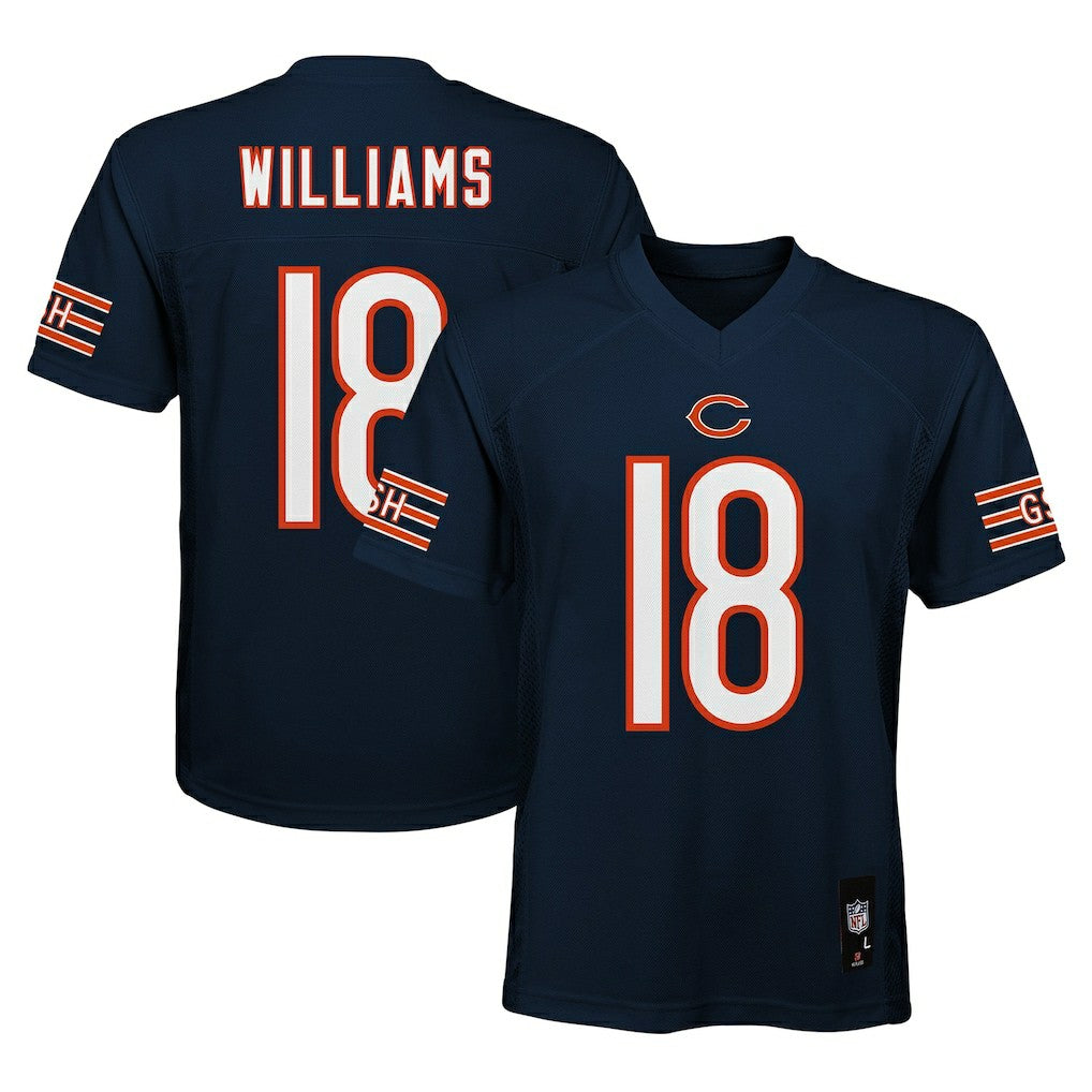 Caleb Williams Chicago Bears Youth Replica Player Jersey - Navy - NFL