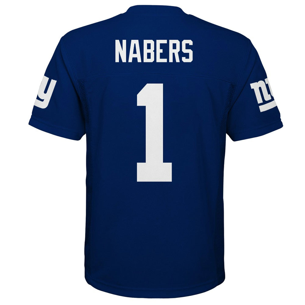 Malik Nabers New York Giants Youth Replica Player Jersey - Royal - NFL
