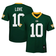 Jordan Love Green Bay Packers Youth Replica Player Jersey - Green - NFL