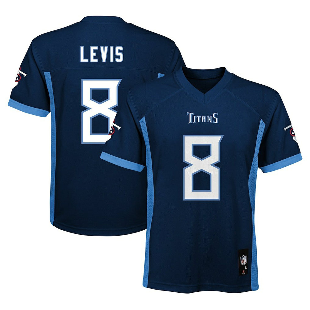 Will Levis Tennessee Titans Youth Replica Player Jersey - Navy - NFL