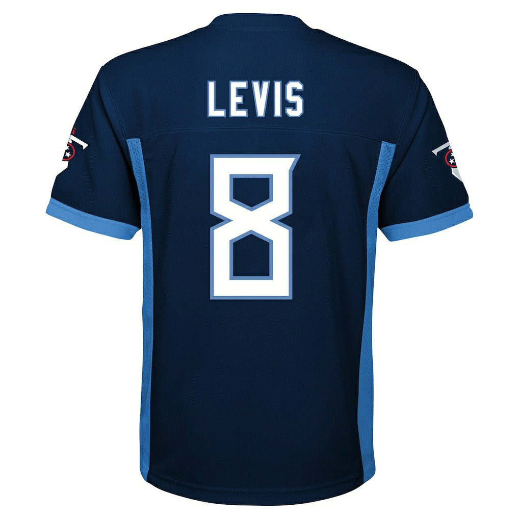 Will Levis Tennessee Titans Youth Replica Player Jersey - Navy - NFL