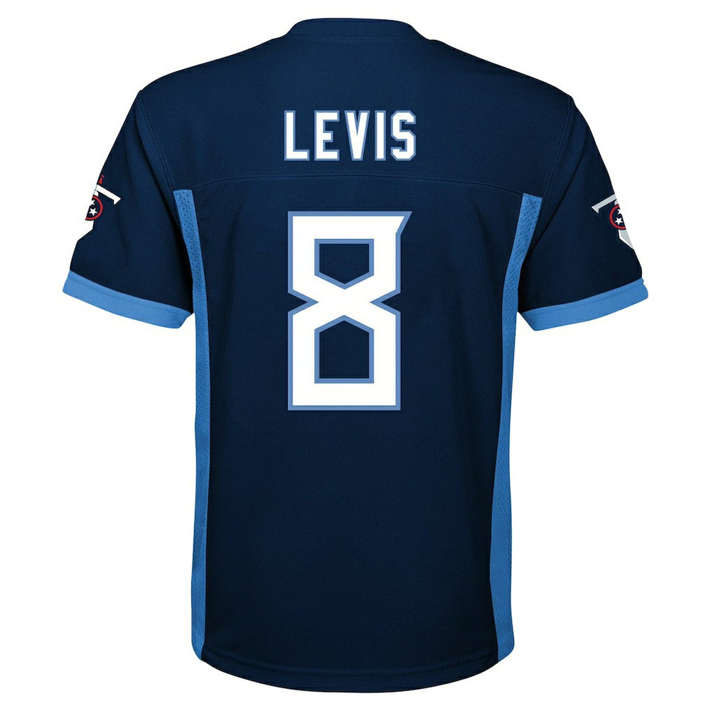 Will Levis Tennessee Titans Youth Replica Player Jersey - Navy - NFL
