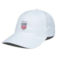 USWNT Levelwear Matrix Insignia Core Adjustable Hat White