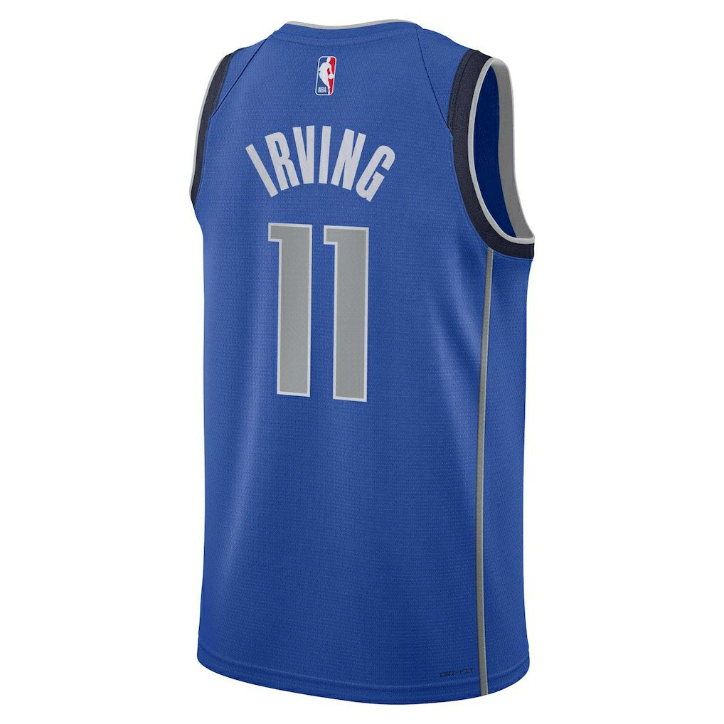 Nike Kyrie Irving Dallas Mavericks Youth Swingman Jersey Icon Editi- Blue