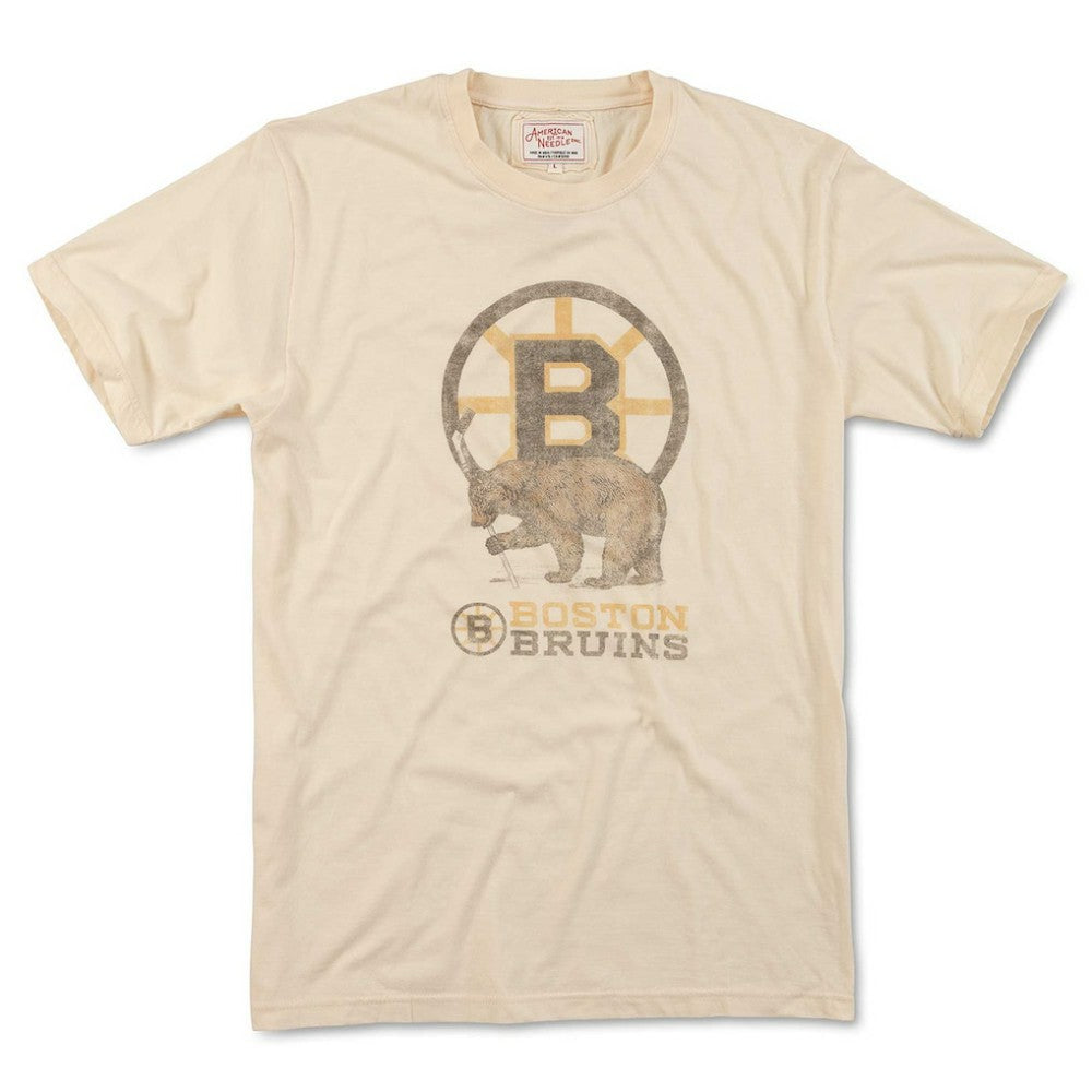 Boston Bruins American Needle Brass Tacks T-Shirt - Cream | NHL sale