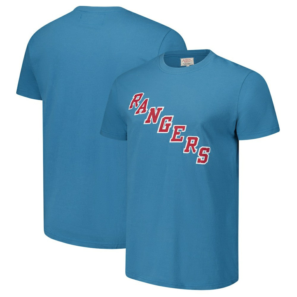 New York Rangers American Needle Brass Tacks T-Shirt - Blue | NHL near me