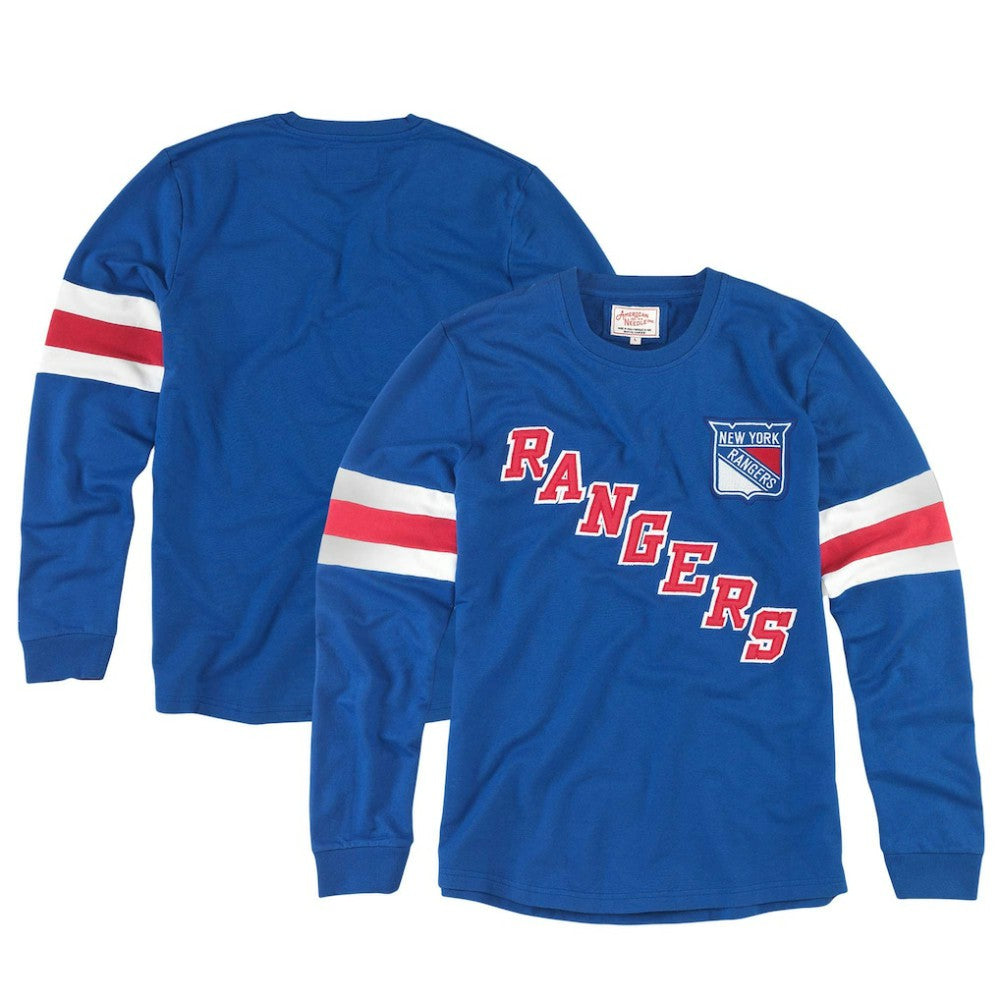 New York Rangers American Needle Sudbury Long Sleeve T-Shirt - Blue | NHL online
