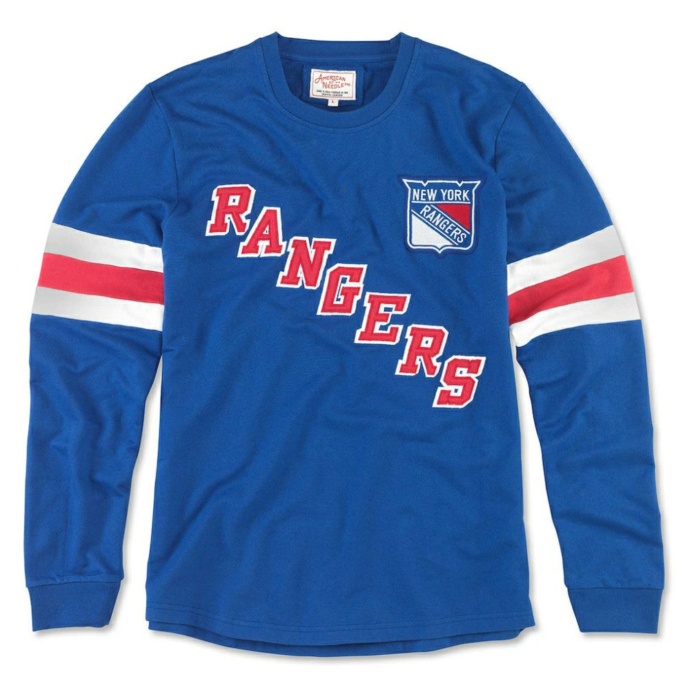 New York Rangers American Needle Sudbury Long Sleeve T-Shirt - Blue | NHL online