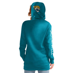 Jacksonville Jaguars G-III 4Her by Carl Banks Women's Extra Inning Pullover Hoodie - Teal - NFL