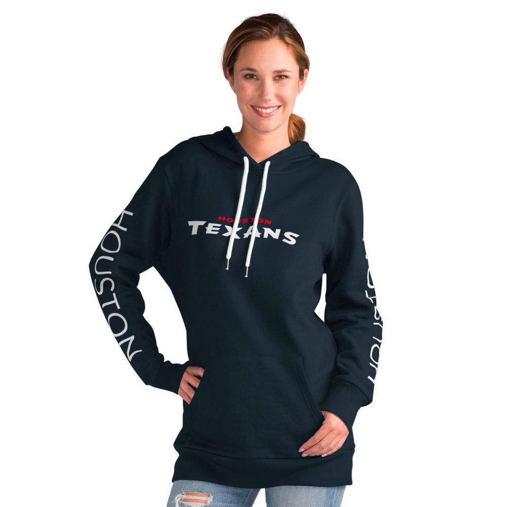 Houston Texans G-III 4Her by Carl Banks Women's Extra Inning Pullover Hoodie - Navy - NFL