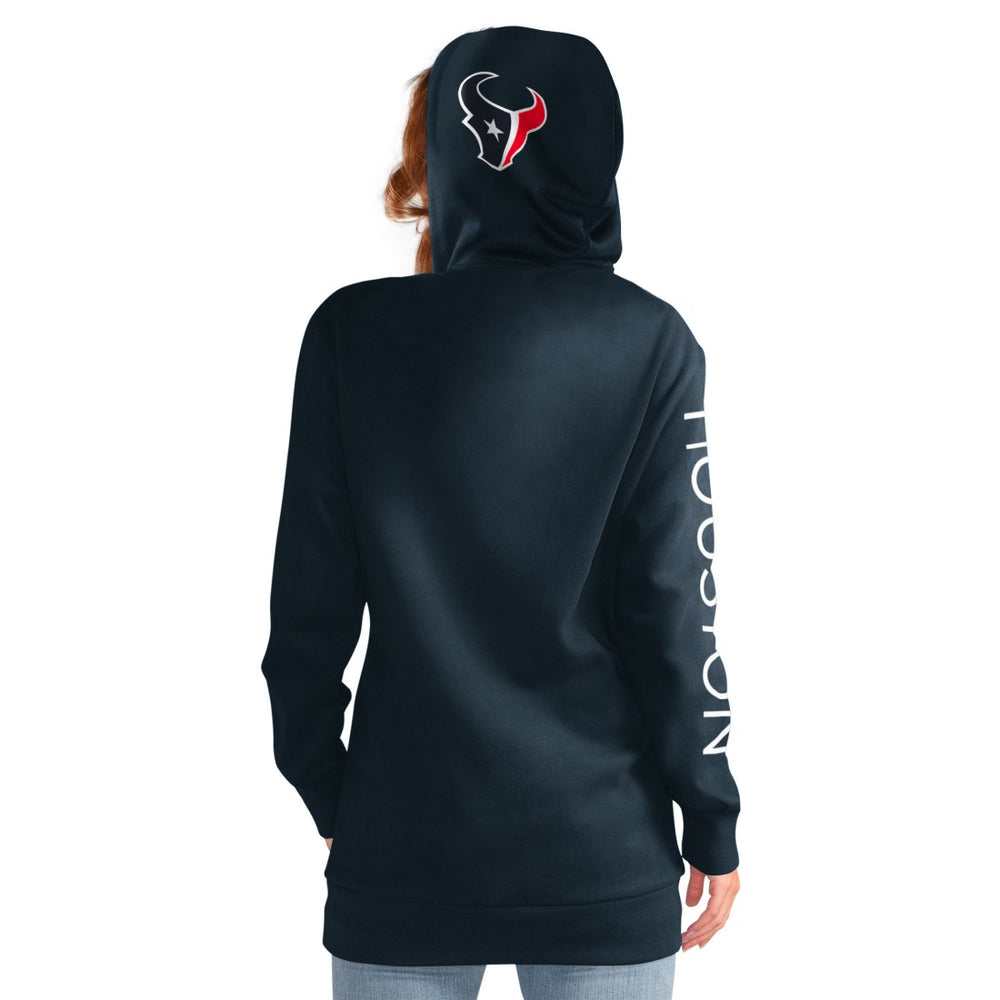 Houston Texans G-III 4Her by Carl Banks Women's Extra Inning Pullover Hoodie - Navy - NFL