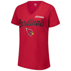 Arizona Cardinals G-III 4Her by Carl Banks Women's Post Season V-Neck T-Shirt - Cardinal - NFL