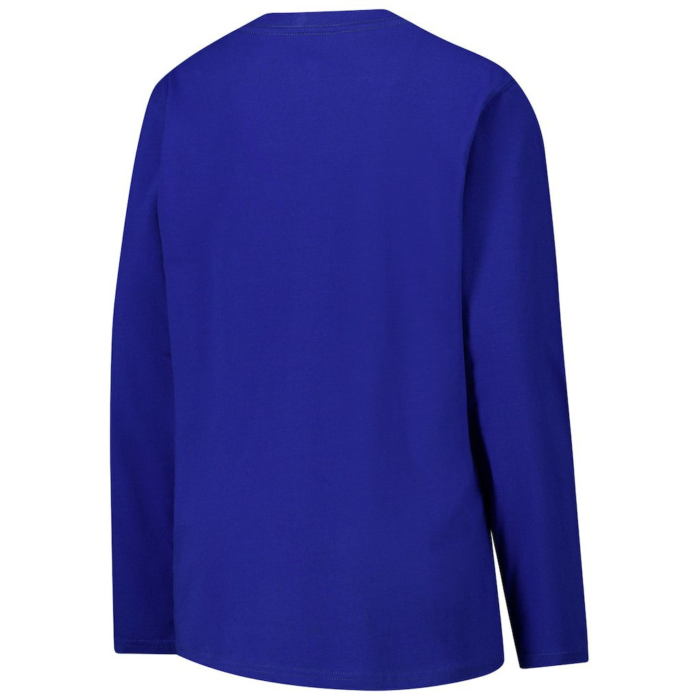 Los Angeles Rams G-III 4Her by Carl Banks Women's Post Season Long Sleeve V-Neck T-Shirt - Royal - NFL
