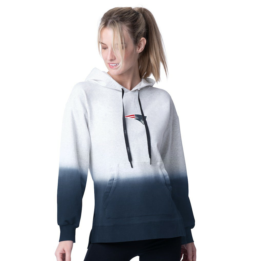 New England Patriots MSX by Michael Strahan Women's Daniela Pullover Hoodie - Navy - NFL