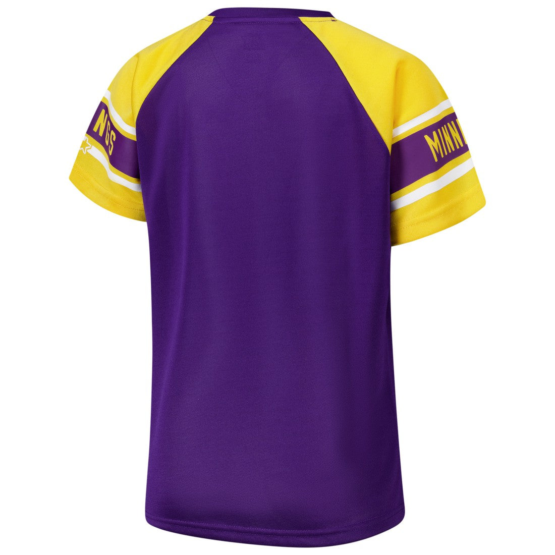 Minnesota Vikings Starter Women's 1st Rounder Color Block Raglan Top - Purple - NFL