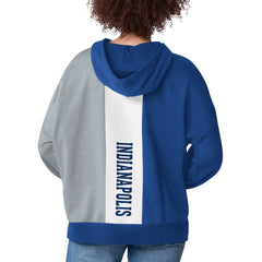 Indianapolis Colts Starter Women's Power Move Long Sleeve Pullover Hoodie - Royal - NFL