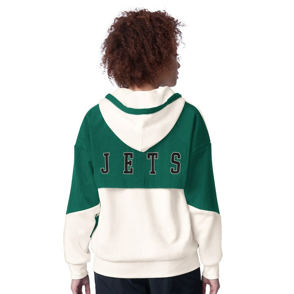 New York Jets Starter Women's Scrimmage Full-Zip Hoodie - White - NFL
