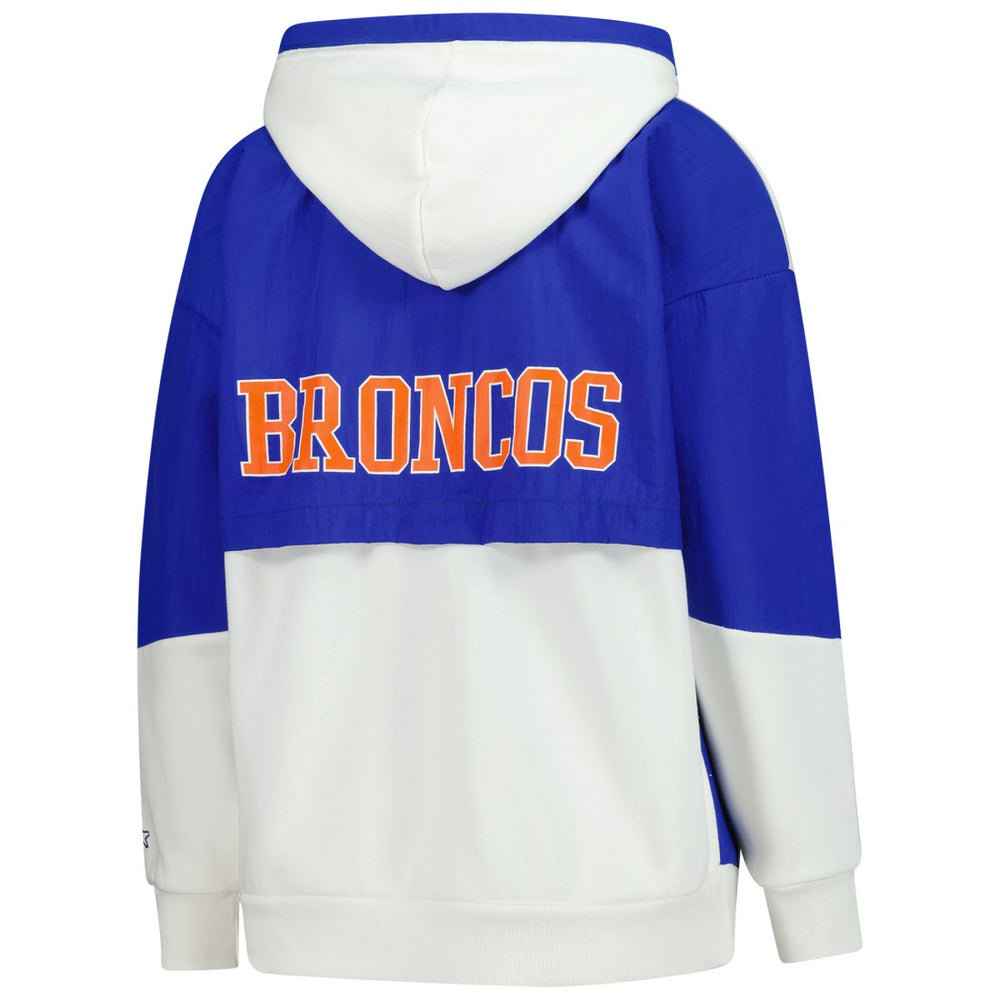 Denver Broncos Starter Women's Scrimmage Full-Zip Hoodie - White - NFL