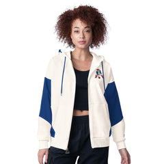 New England Patriots Starter Women's Scrimmage Full-Zip Hoodie - White - NFL