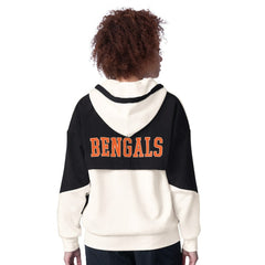 Cincinnati Bengals Starter Women's Scrimmage Full-Zip Hoodie - White - NFL