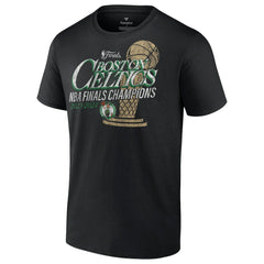 Fanatics Boston Celtics 2024 NBA Finals Champions Fast Break Finish Trophy T-Shirt Black