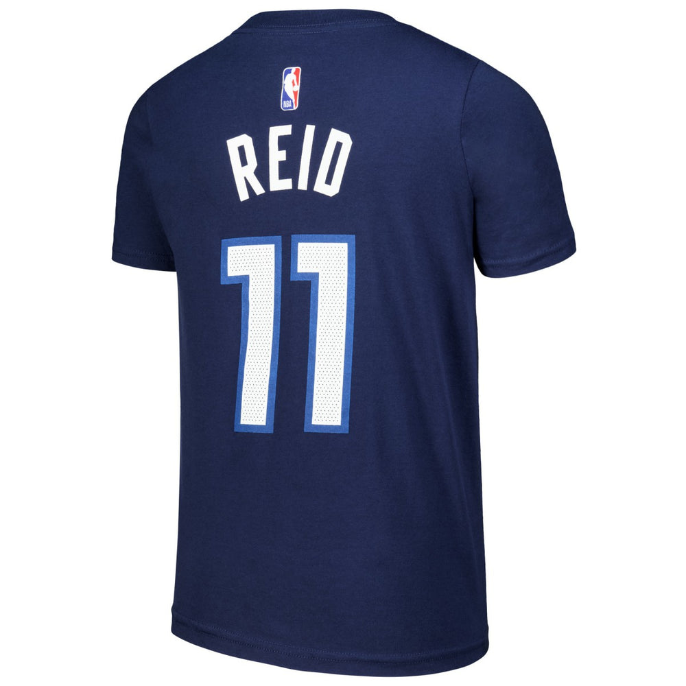 Nike Naz Reid Minnesota Timberwolves Youth Icon Edition Name & Number T-Shirt Navy