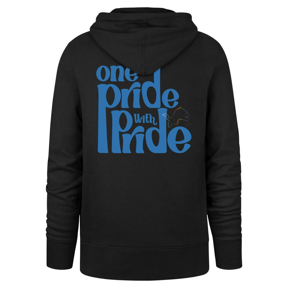 Detroit Lions '47 Pride Headline Pullover Hoodie - Black - 47 brand