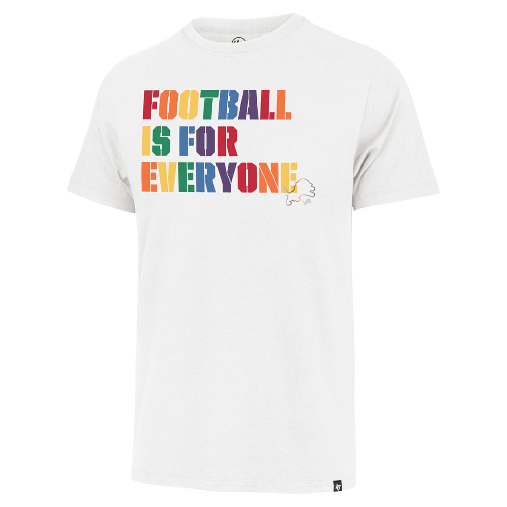 Detroit Lions '47 Pride Franklin T-Shirt - White - 47 brand
