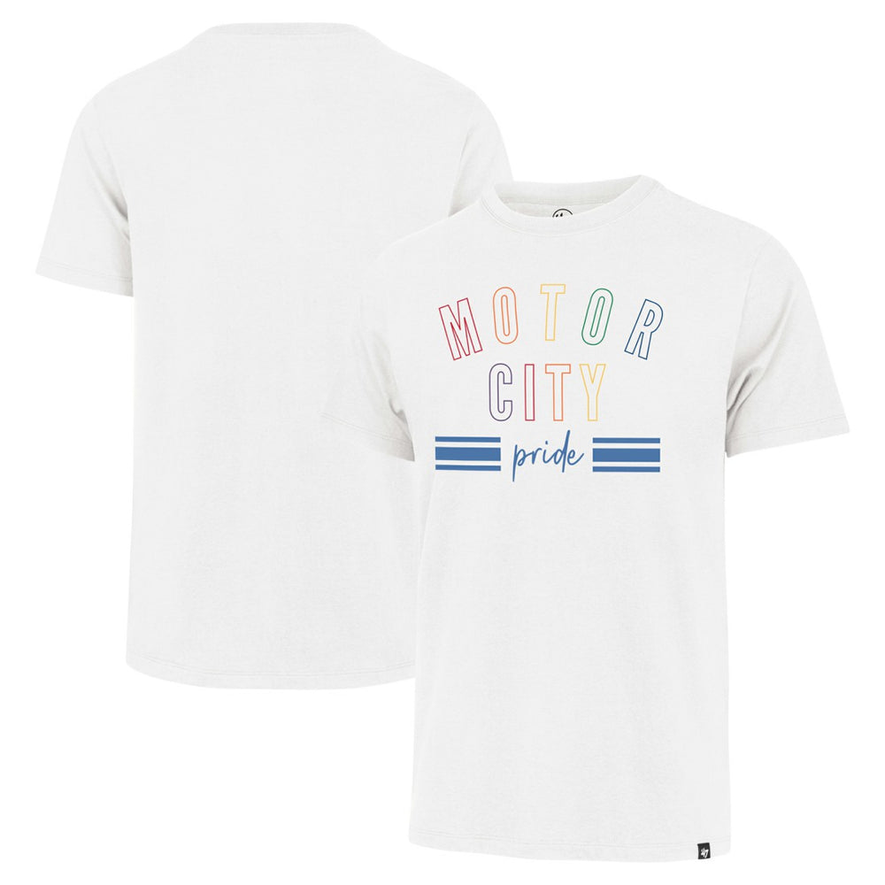 Detroit Lions '47 Motor City Pride Franklin T-Shirt - White - 47 brand