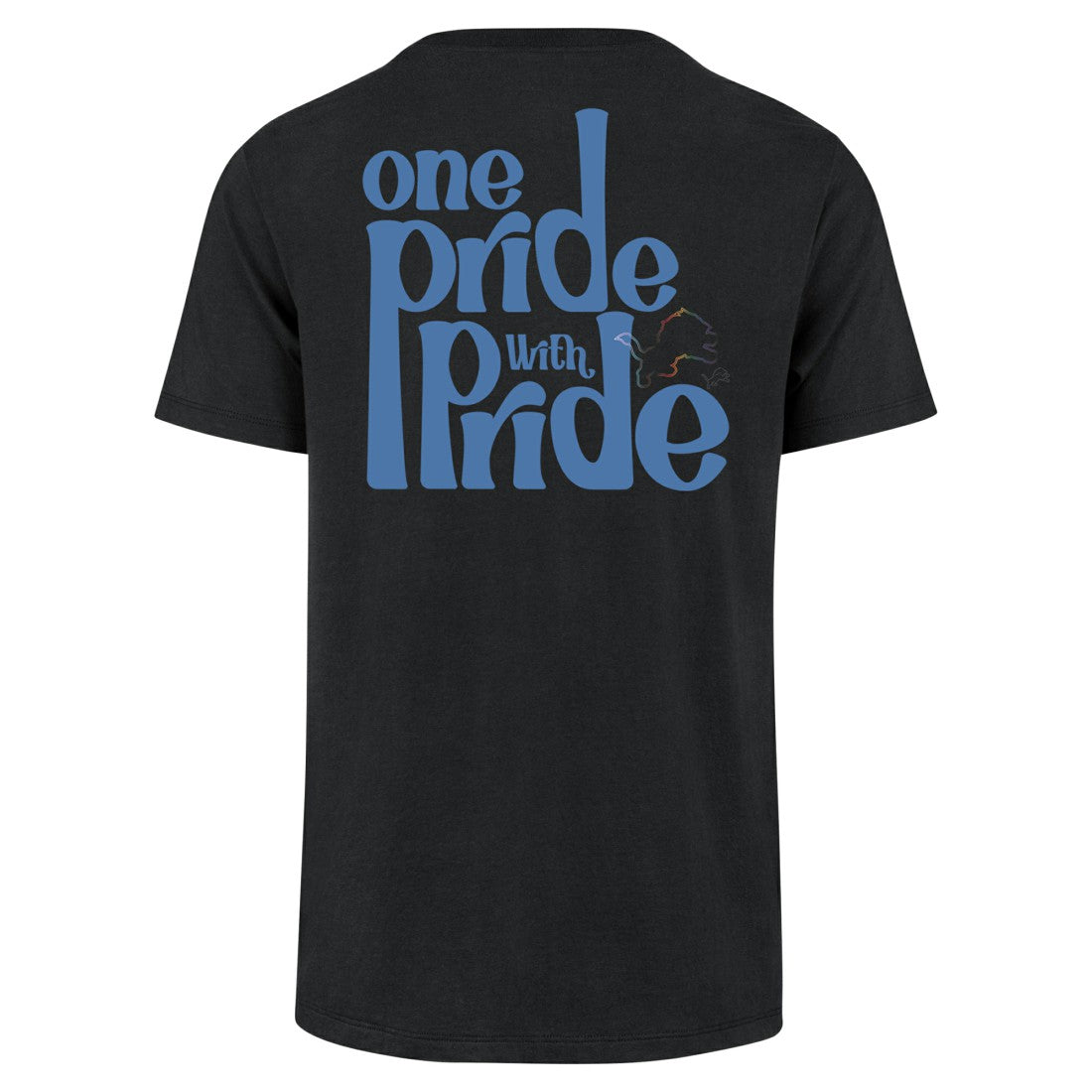 Detroit Lions '47 Pride Franklin T-Shirt - Black - 47 brand