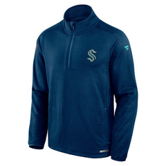 Seattle Kraken Fanatics Big & Tall Authentic Pro Quarter-Zip Top - Navy | Fanatics near me