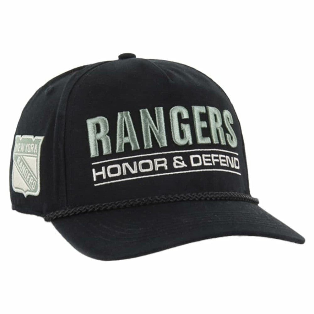 New York Rangers '47 OHT Military Appreciation Homeland Honor and Defend Hitch Adjustable Hat - Black | 47 brand sale