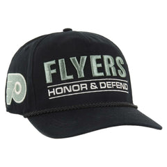 Philadelphia Flyers '47 OHT Military Appreciation Homeland Honor and Defend Hitch Adjustable Hat - Black | 47 brand on sale