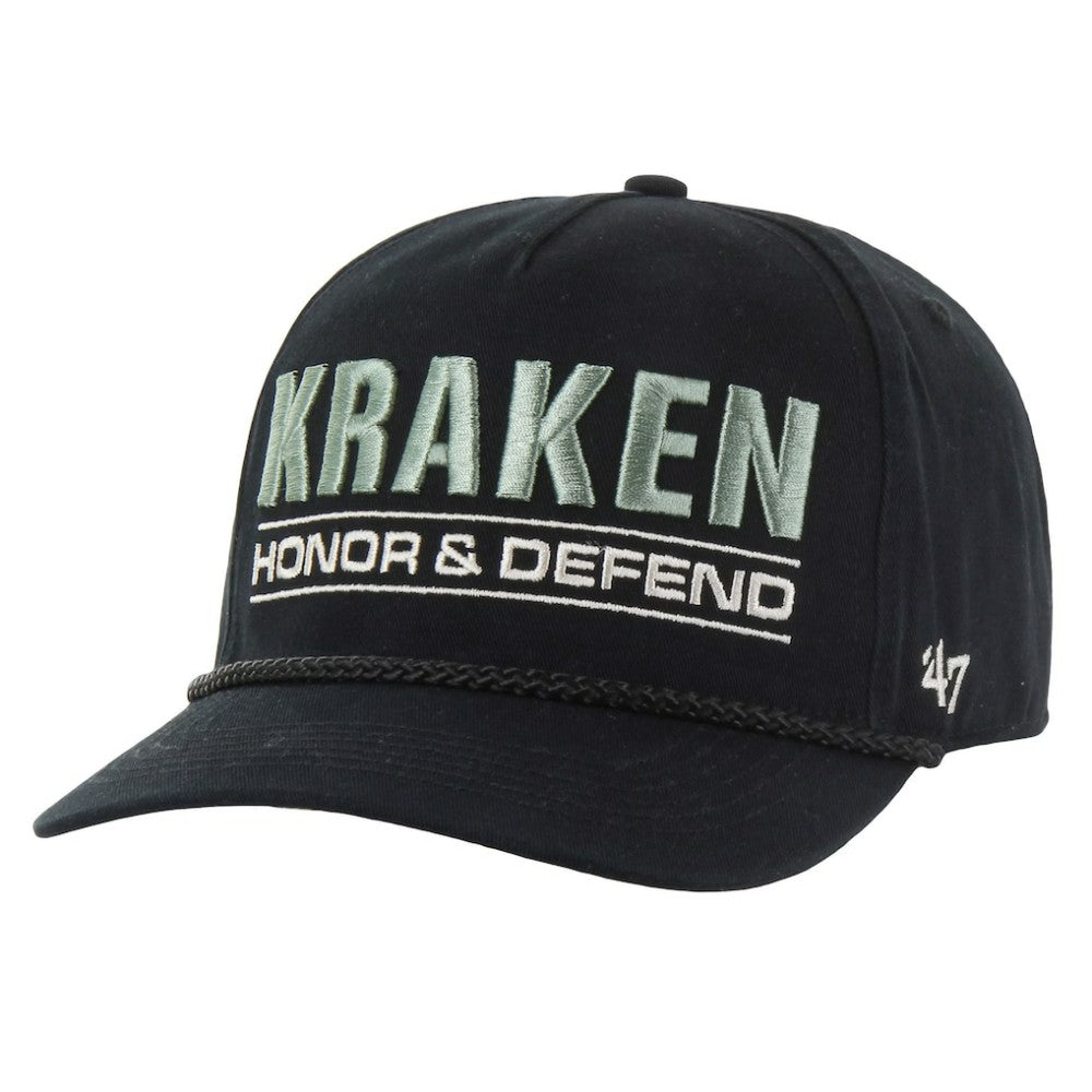 Seattle Kraken '47 OHT Military Appreciation Homeland Honor and Defend Hitch Adjustable Hat - Black | 47 brand near me