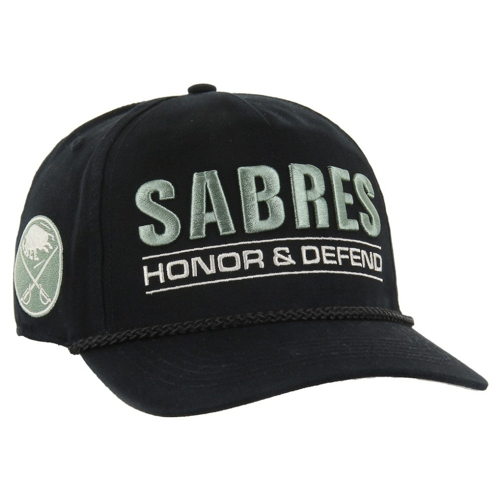 Buffalo Sabres '47 OHT Military Appreciation Homeland Honor and Defend Hitch Adjustable Hat - Black | 47 brand discount