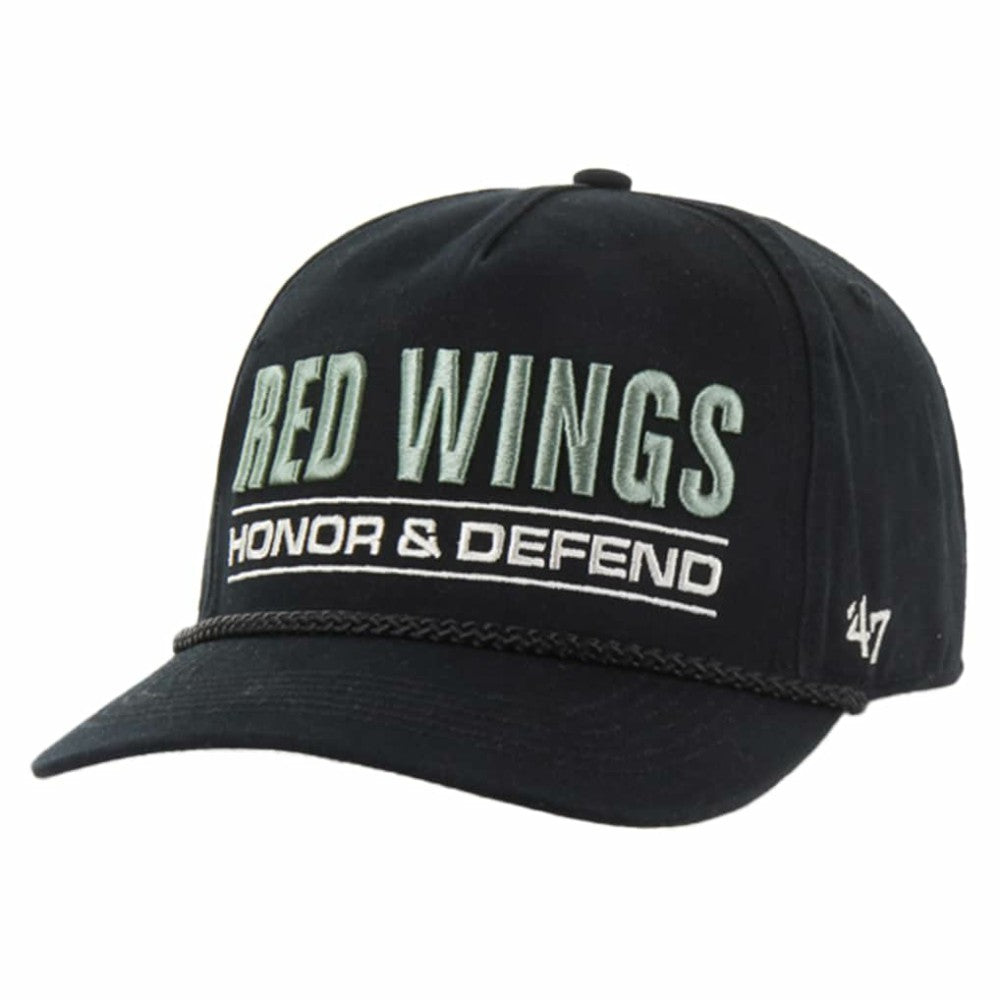 Detroit Red Wings '47 OHT Military Appreciation Homeland Honor and Defend Hitch Adjustable Hat - Black | 47 brand near me