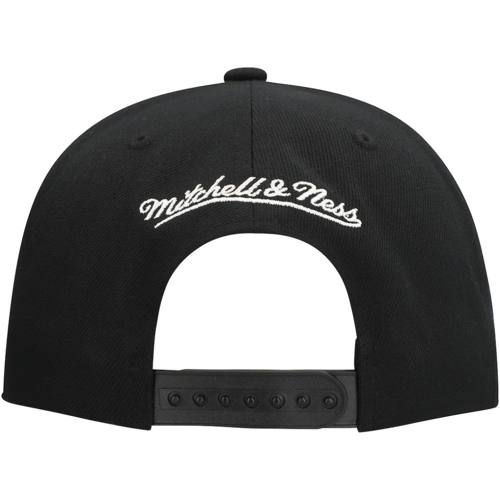 San Jose Sharks Mitchell & Ness Core Top Spot Snapback Hat - Black | NHL near me