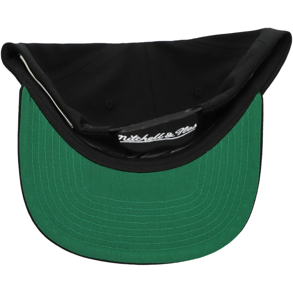 San Jose Sharks Mitchell & Ness Core Top Spot Snapback Hat - Black | NHL near me