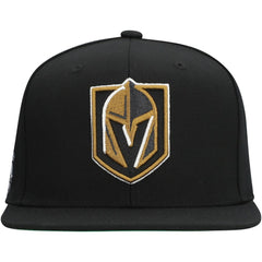 Vegas Golden Knights Mitchell & Ness Core Top Spot Snapback Hat - Black | NHL online