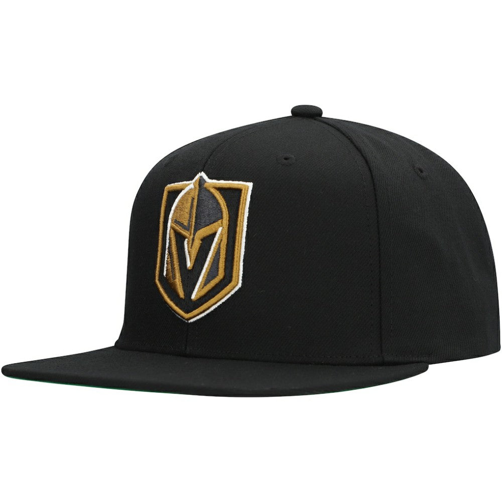 Vegas Golden Knights Mitchell & Ness Core Top Spot Snapback Hat - Black | NHL online
