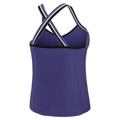 Baltimore Ravens WEAR by Erin Andrews Women's Cross Strap Tri-Blend Tank Top - Purple - NFL