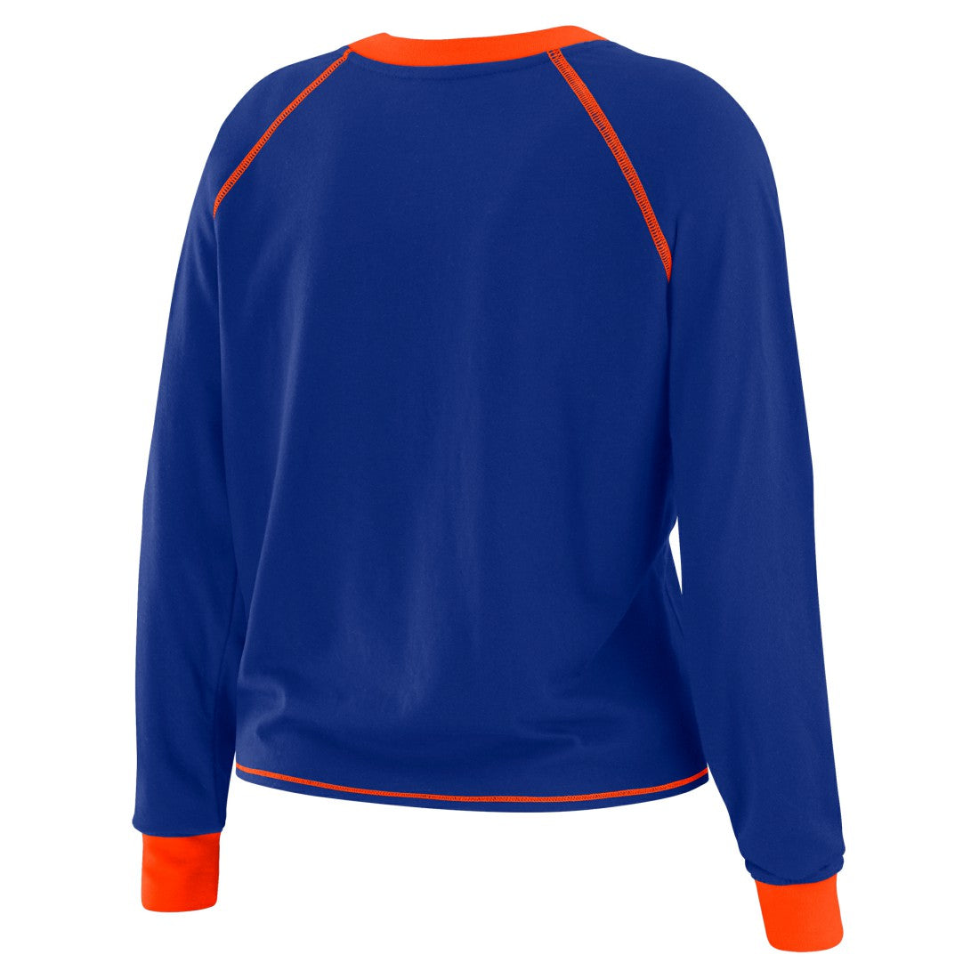 Denver Broncos WEAR by Erin Andrews Women's Tie-Front Long Sleeve T-Shirt - Royal - NFL