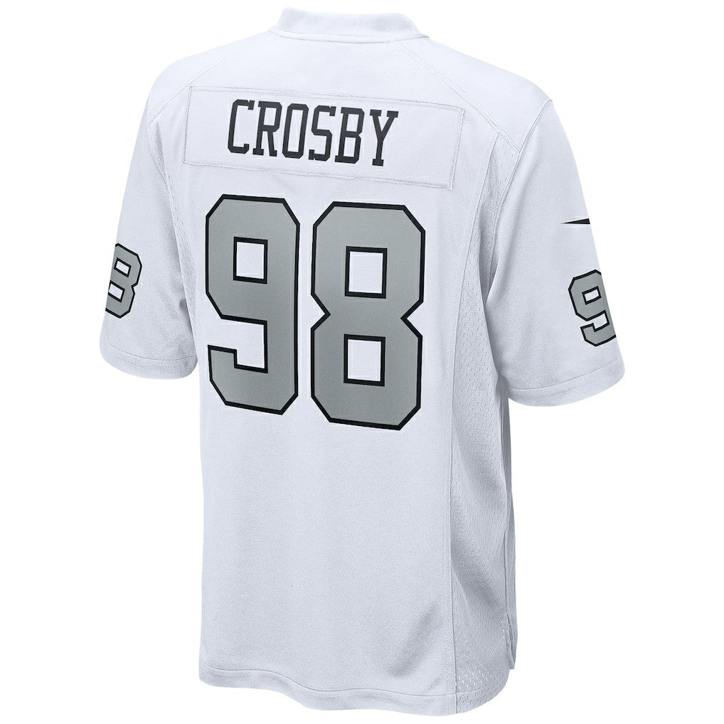 Maxx Crosby Las Vegas Raiders Alternate Game Jersey - White - Nike