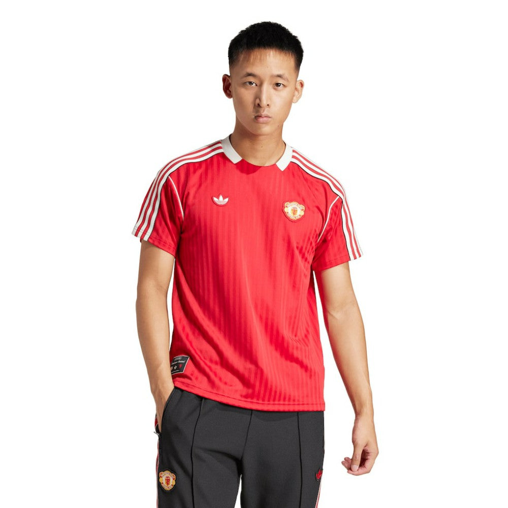 Adidas - Manchester United Originals Terrace Icons Collection Fashion Jersey - Red