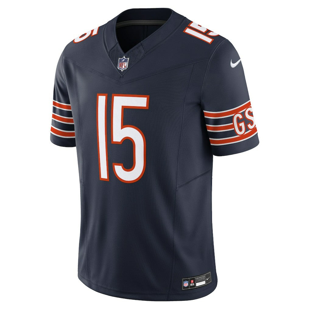 Rome Odunze Chicago Bears Vapor F.U.S.E. Limited Jersey - Navy - Nike
