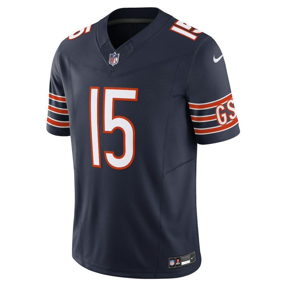 Rome Odunze Chicago Bears Vapor F.U.S.E. Limited Jersey - Navy - Nike