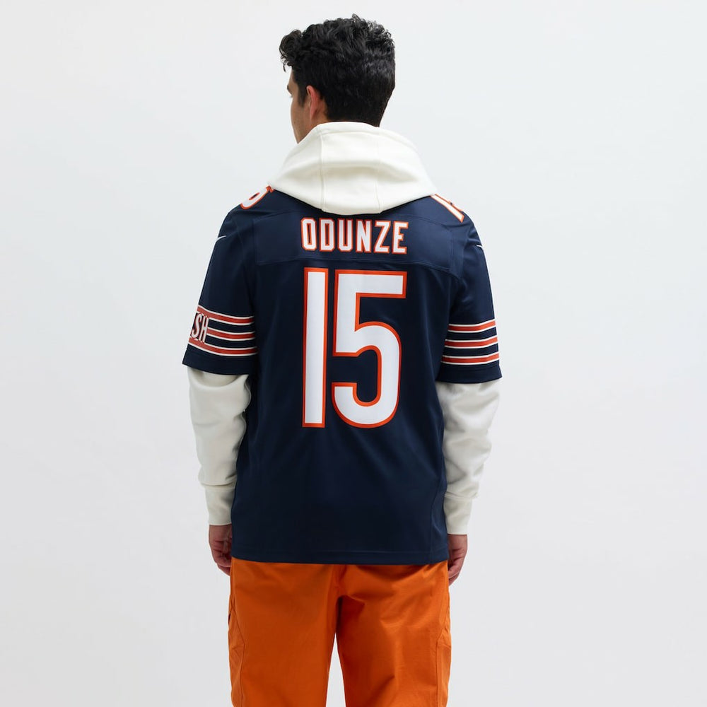 Rome Odunze Chicago Bears Vapor F.U.S.E. Limited Jersey - Navy - Nike